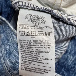 GAP Long Taper High Rise Medium Indigo Wash Women's Size‎ 27 4R thumbnail 7