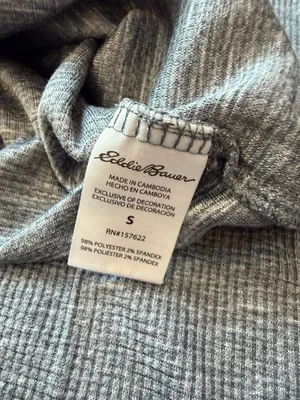Eddie Bauer Cozy Gray Two-Piece Sleep Set Medium - C35-010 thumbnail 6