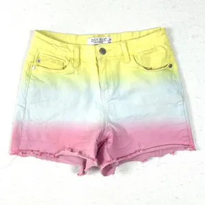 Judy Blue Ombre Denim Cutoff Festival Shorts Womens S Y2K Coastal Beach Vacation thumbnail 4
