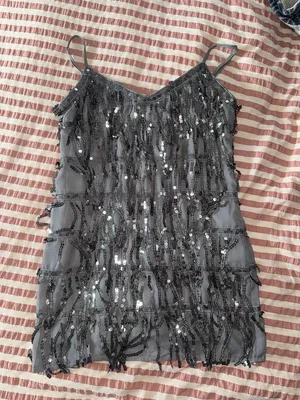 Mustard Seed sequin top thumbnail 1