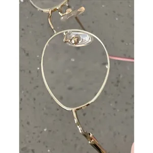 Nine West 21 Eyeglasses Frames ONLY 46-19-130 7FX Gold half rim pink tortoise thumbnail 11