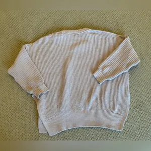 Aerie Women’s Oversized Crewneck Sweater Size XS Light Purple Pink Comfy Cozy thumbnail 3