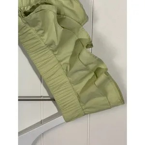 Abercrombie & Fitch Crop Top XXS Green Ruffle Sleeveless Elastic Hem thumbnail 4
