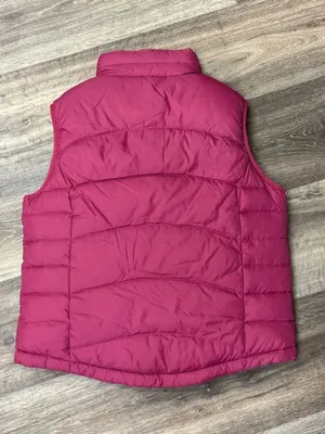LL Bean Reversible Goose Down Puffer Vest Women’s Small thumbnail 4