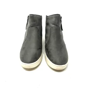 Serra Size 7 Zip‎ Up Hi Top Ankle Boots Booties Gray Fashion Shoes thumbnail 2
