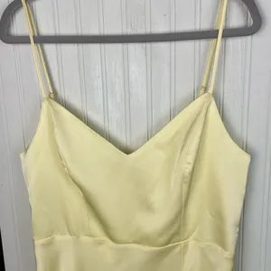 NEW Birdy Grey Jay Matte Satin Dress Lemon Sorbet Yellow Size Large Bridesmaid thumbnail 10