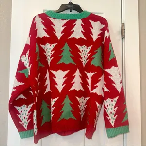 33 Degrees Christmas Tree Ugly Christmas Sweater XL NWT thumbnail 3