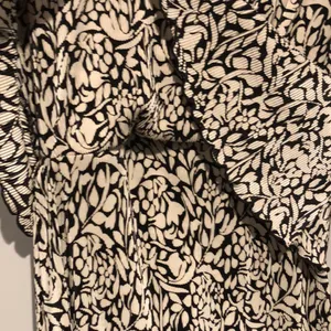 Vintage 90s Connected Apparel Black and White Ruffled Maxi Dress thumbnail 2