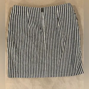 Hollister Ultra High‎ Rise Mini Stripped Skirt Size Small thumbnail 2