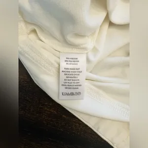 NWT Lilla P White Midi Skirt-Size Small/Stretchy Waist*Marks* thumbnail 7