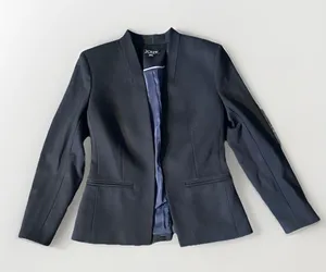 J CREW Going Out Blazer In Stretch Twill Black Size 4 thumbnail 8