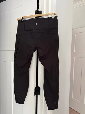 Athleta black Rainer tight stretch high‎ rise leggings workout thumbnail 6