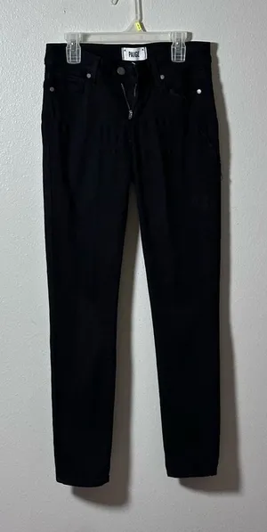 Paige Women Black Verdugo Ankle‎ Denim Jeans size 25 thumbnail 1