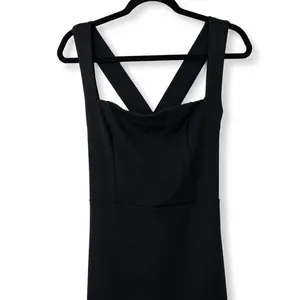 NEW Lulus Glamorous Dedication Black Sleeveless Crisscross Column Maxi Dress thumbnail 6