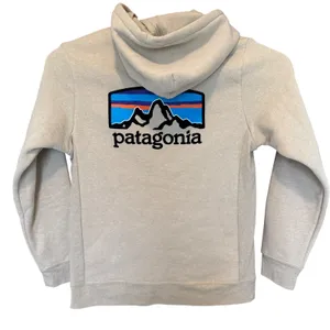Patagonia Uprisal P-6 Hoodie Mens M Womens L Oatmeal Gorpcore Sustainable Preppy thumbnail 3