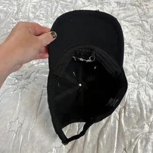 NWOT David & Young "Dog Mom" Distressed Adjustable Baseball Hat Black OS thumbnail 3