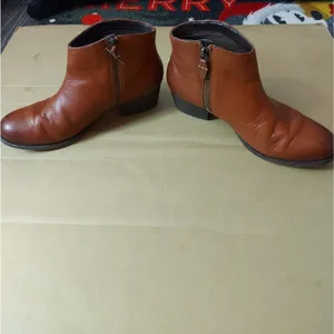 Clarks Maypearl Fawn Ankle Round Toe Brown Boots 7.5 Southwestern Boho Casual thumbnail 3