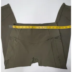 LULULEMON All The Right Places Crop II Leggings Women‎ Sz 8 Sage Active Workout thumbnail 3