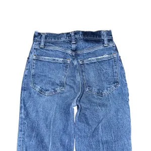 Abercrombie & Fitch Curve Love 90s Straight Ultra High Rise Jeans Sz 24/00 Short thumbnail 4