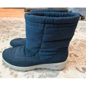 Skechers On-The-Go Joy Stay Cozy Boots - Navy Blue - Size 10 thumbnail 4