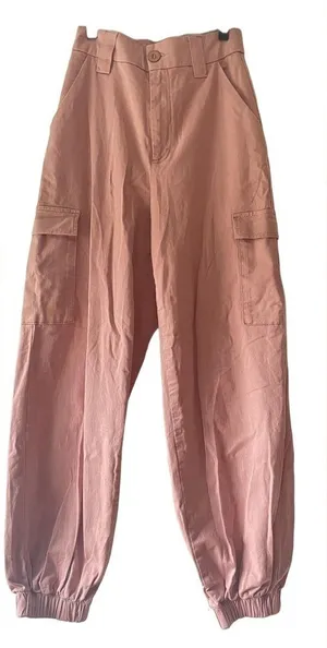 BDG Pink Cargo Jogger Pants Size Small Excellent Condition Urban‎ Outfitters thumbnail 1