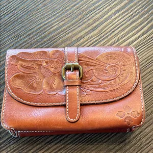Patricia Nash Embossed Leather Clutch thumbnail 1