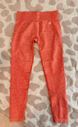 Gymshark Orange Seamless Leggings thumbnail 1