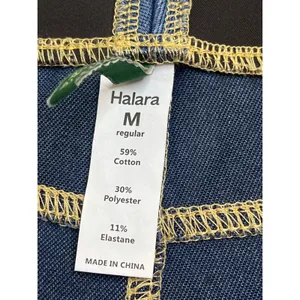 HALARA Flex High Waisted Pocket Baggy Wide Leg Blue Jeans, size Medium, 02775885 thumbnail 3