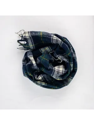 Pendleton Vintage Green Plaid Wool Scarf Unisex Men Women US thumbnail 13