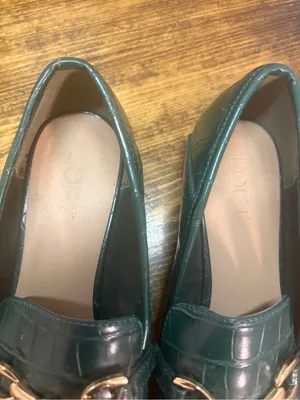 Loft green croc loafers size 8.5 thumbnail 6