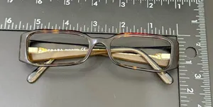 PRADA VPR 16G 766-101 Brown Tortoise Shell 53-17-135 Rectangular Eyeglass Frame thumbnail 13