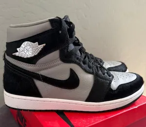 2022 Nike Air Jordan 1 Retro High OG Twist 2.0 Medium Grey W9 - M7.5 Real Fur thumbnail 1