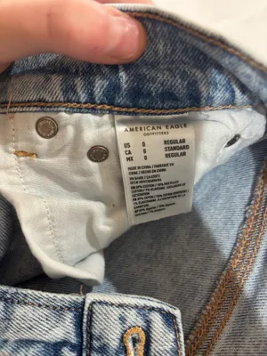 American Eagle Straight Ankle Jeans Super High-Rise thumbnail 4