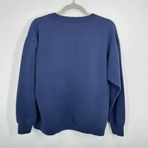 Vintage Forever Flora Sunflower Sweatshirt Navy Blue Botanical Graphic Crewneck‎ thumbnail 4