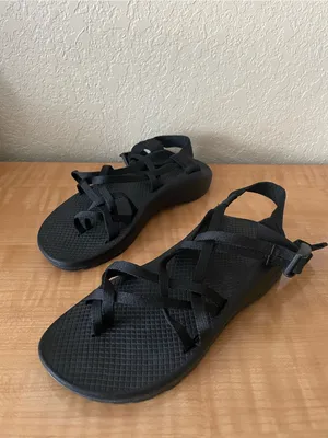 Women’s Chaco ZX Dual Adjustable Straps Classic Sandal Size 9 Black No Slip thumbnail 2