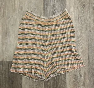 Free People Multi-Color Knit Shorts thumbnail 1