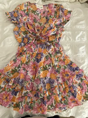 Selfie Leslie Floral Mini Dress thumbnail 2