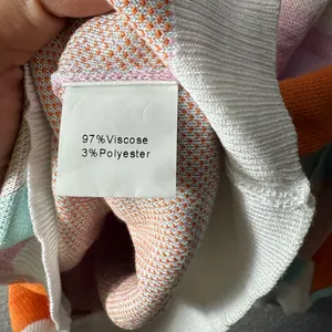 Colorful Checkered Sweater Size L Orange Size L thumbnail 5