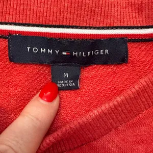 Tommy Hilfiger Sweatshirt Dress Large Center Logo Red Women's Medium thumbnail 5