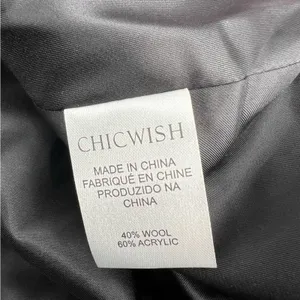 Chicwish Green Tartan Dolly Dress Coat plaid green blue‎ sz M thumbnail 8