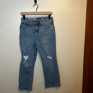 J. Crew 9'' demi-boot crop‎ jean in Rocky Shore wash thumbnail 2