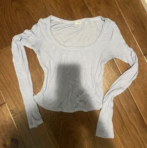 Garage Blue Long Sleeve Scoop Neck  thumbnail 1