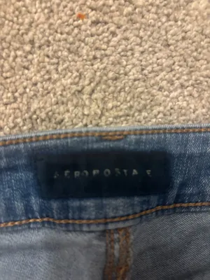 Aeropostale Jean Shorts Ripped High-Waisted midi thumbnail 3