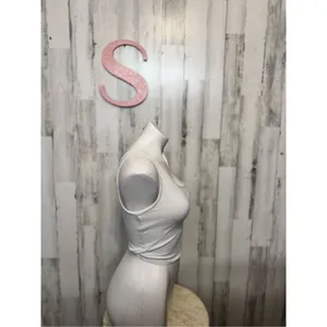 Garage White crop top size small thumbnail 2