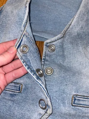 Tiger Mist Denim Vest Tank thumbnail 3
