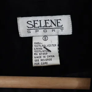 Selene Sport Blazer Womens 8 Western Studded Black Faux Suede Excellent thumbnail 2