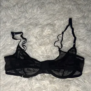 Skims Logo Mesh Bra thumbnail 5