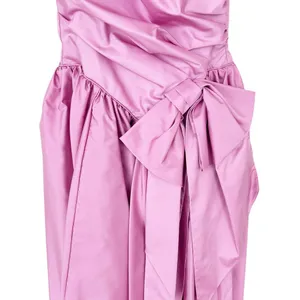 Vintage 80s Pink Puff Sleeve Gown Prom Bridesmaid Sz S thumbnail 3