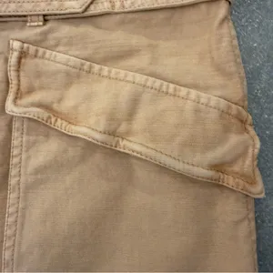 Free People Hang On Tight Belted Utility Mini Skirt in Sand Size 6 NWOT thumbnail 6