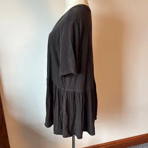 Terra & Sky Black Short Sleeve Tunic thumbnail 3